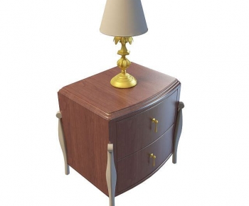 Simple European Style Bedside Cupboard-ID:724217891