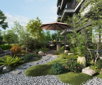 Modern Courtyard/landscape-ID:613460598