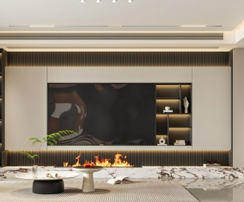 Modern A Living Room-ID:891824965