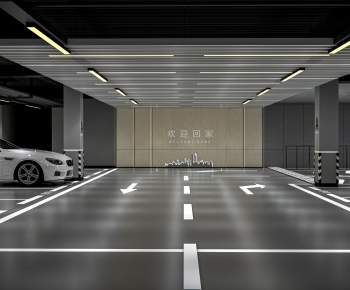 现代地下停车场-ID:851528885