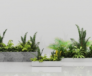 Modern Potted Green Plant-ID:587467911