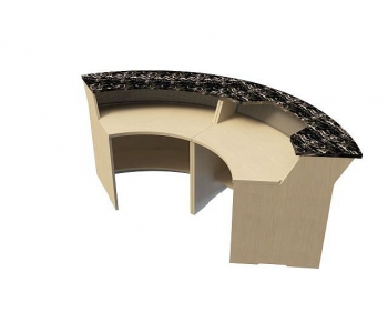 Modern Reception Desk-ID:641470069
