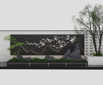 New Chinese Style Landscape Wall-ID:412830116