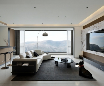 Modern A Living Room-ID:839699985