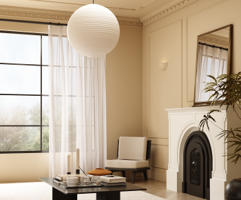 French Style A Living Room-ID:604094987