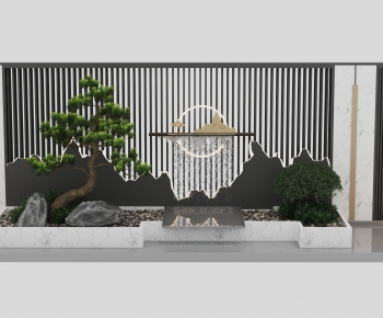 New Chinese Style Landscape Wall-ID:391247992