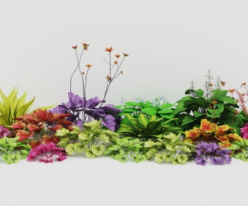 Modern Flowers And Grass-ID:160850057