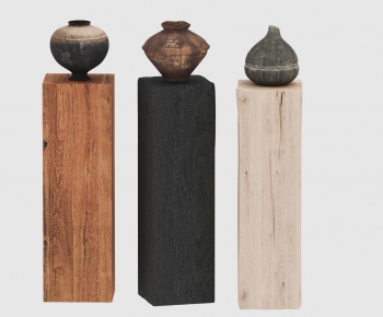 Wabi-sabi Style Clay Pot-ID:738557109