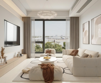 Modern A Living Room-ID:296642074