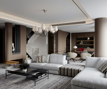 Modern A Living Room-ID:144612076