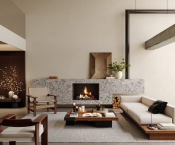 Modern A Living Room-ID:992556106