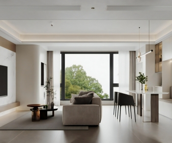 Modern A Living Room-ID:992727043