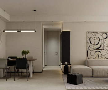 Modern A Living Room-ID:358788978