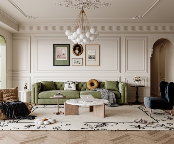 French Style A Living Room-ID:145297059