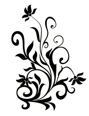 凹凸黑白古典花纹-ID:364557985