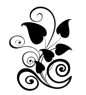 凹凸黑白古典花纹-ID:854877952