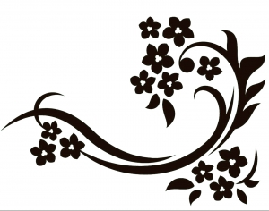凹凸黑白古典花纹-ID:131933931
