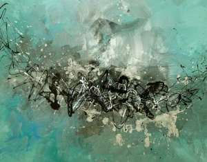 现代抽象装饰画-ID:384130954