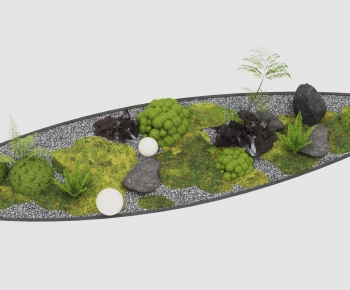 New Chinese Style Plant Landscaping-ID:124459395