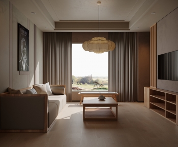 Modern A Living Room-ID:864911089