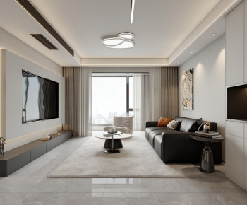 Modern A Living Room-ID:430596114