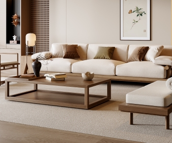 New Chinese Style Sofa Combination-ID:926626923
