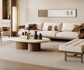 New Chinese Style Sofa Combination-ID:282864094