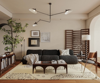 Modern A Living Room-ID:733685979