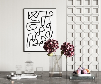 现代插花挂画饰品摆件组合-ID:862333063