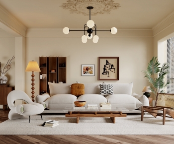 Modern A Living Room-ID:334126957