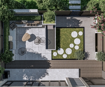 Modern Courtyard/landscape-ID:104451233