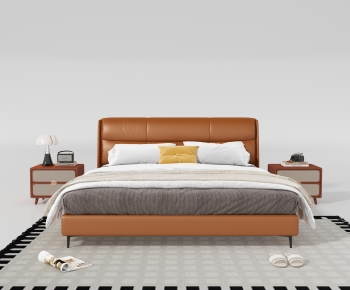 Modern Double Bed-ID:285969026