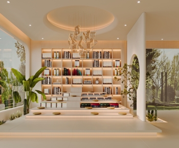 Modern Bookstore Book Bar-ID:106875906