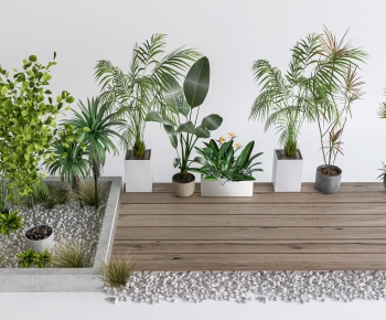 现代落地绿植盆栽组合-ID:750353103