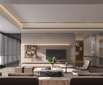 Modern A Living Room-ID:642610078