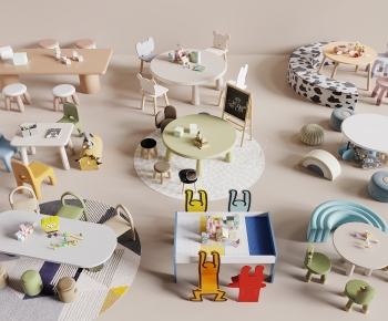 Modern Children's Table/chair-ID:582783944