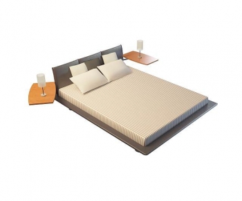 Modern Double Bed-ID:102129084