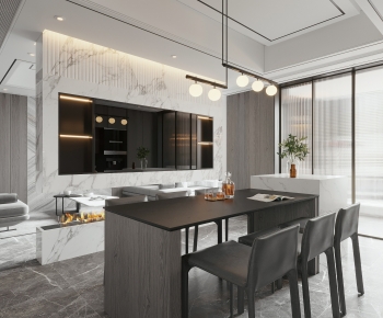 Modern Dining Room-ID:436345106