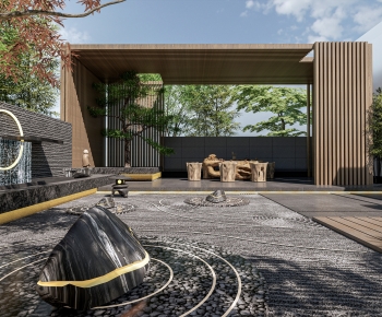 New Chinese Style Courtyard/landscape-ID:481057881