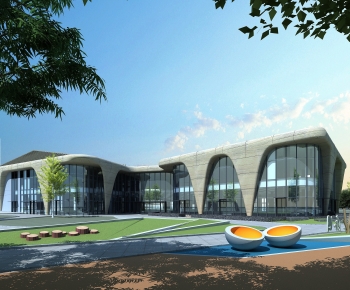 Modern Architecture Of Artistic Style-ID:402009545