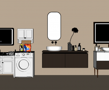 Modern Bathroom Cabinet-ID:766724112