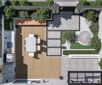 Modern Courtyard/landscape-ID:410010109