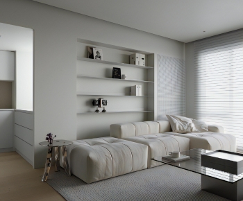 Modern A Living Room-ID:592391973