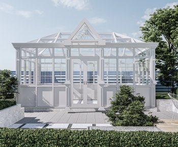 Modern Glass Sun Room-ID:350617894