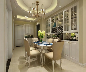 European Style Dining Room-ID:447735074