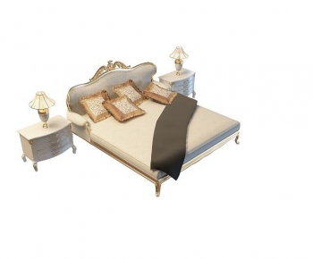 European Style Double Bed-ID:328296902