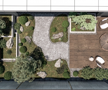 New Chinese Style Courtyard/landscape-ID:955228096