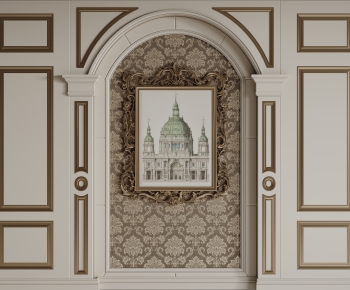 French Style TV Wall-ID:598878992