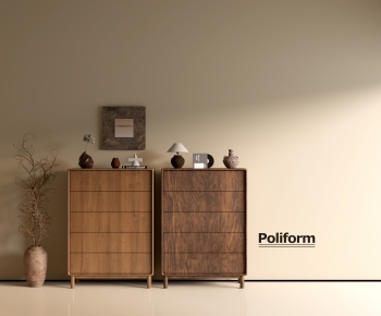 poliform现代中古风实木斗柜组合-ID:677298074