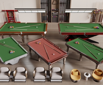 Modern Pool Table-ID:103821045